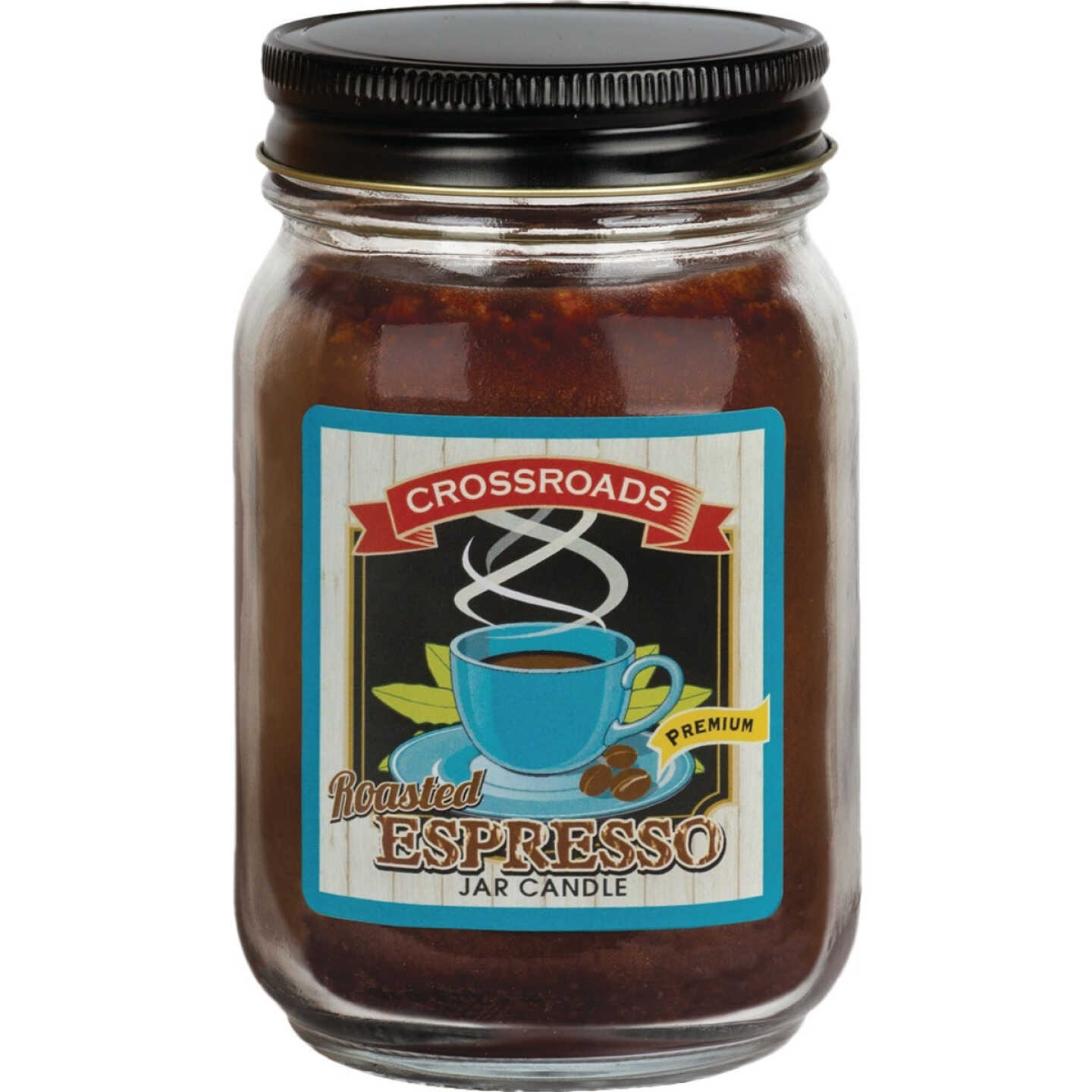 Crossroads Original Designs 12 Oz. Jar Candle, Roasted Espresso Image 1