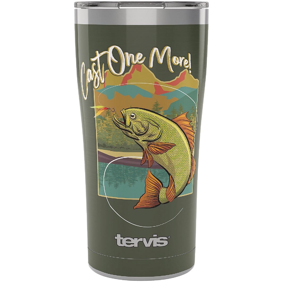 Tervis Cast One More 20 Oz. Stainless Steel Tumbler with Slider Lid Image 1