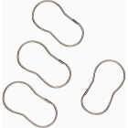 Zenith Zenna Home Chrome Plain Shower Curtain Hook (12 Count) Image 4