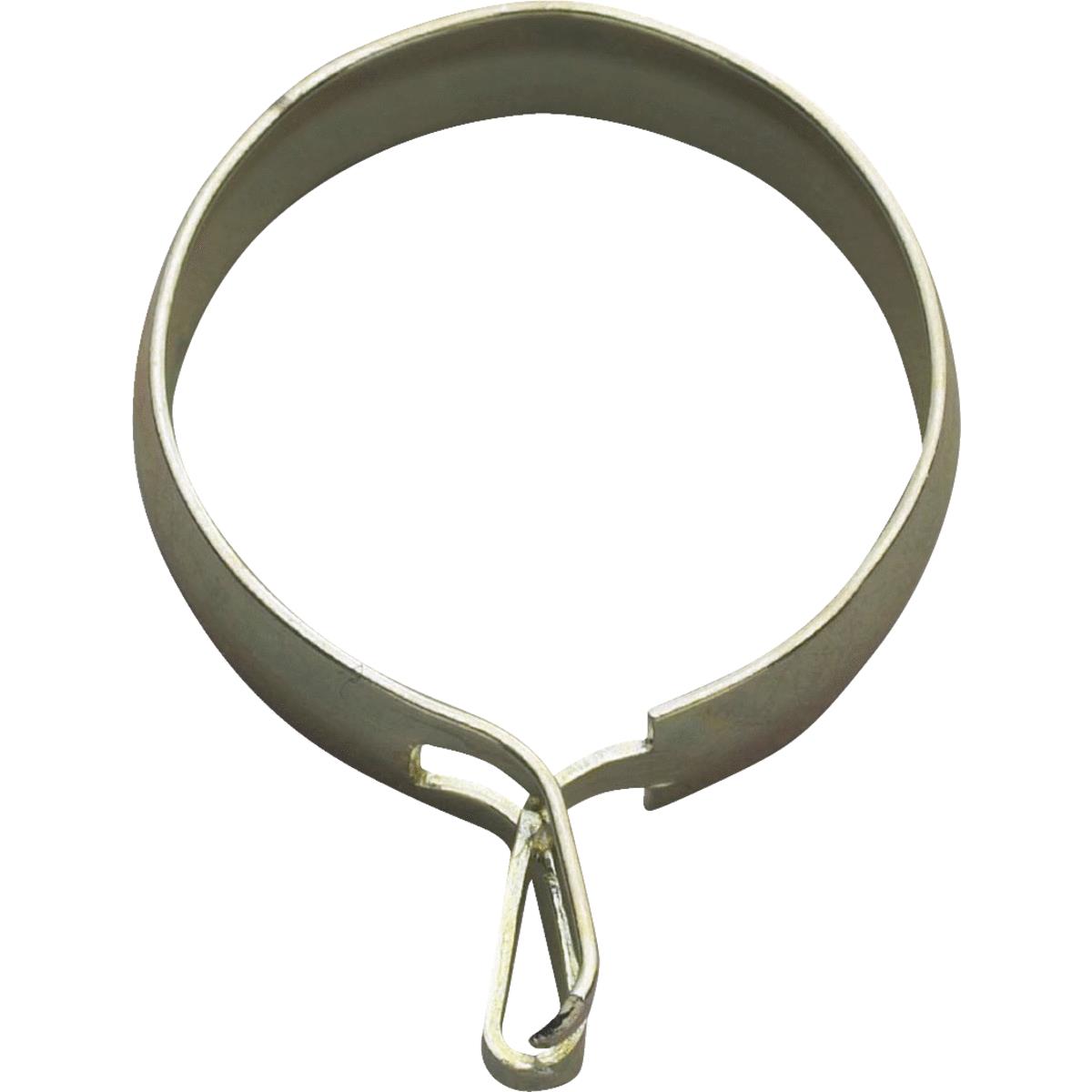 Levolor 7/8 In. Brass Clip Curtain Ring (14-Pack)
