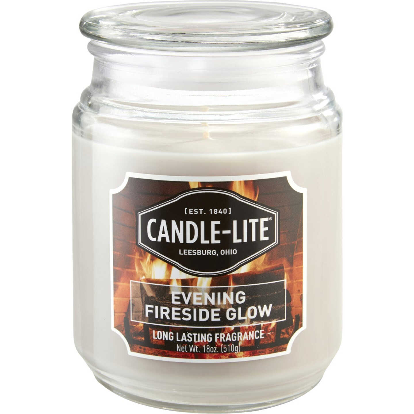 Candle-Lite 18 Oz. Everyday Evening Fireside Glow Jar Candle Image 1
