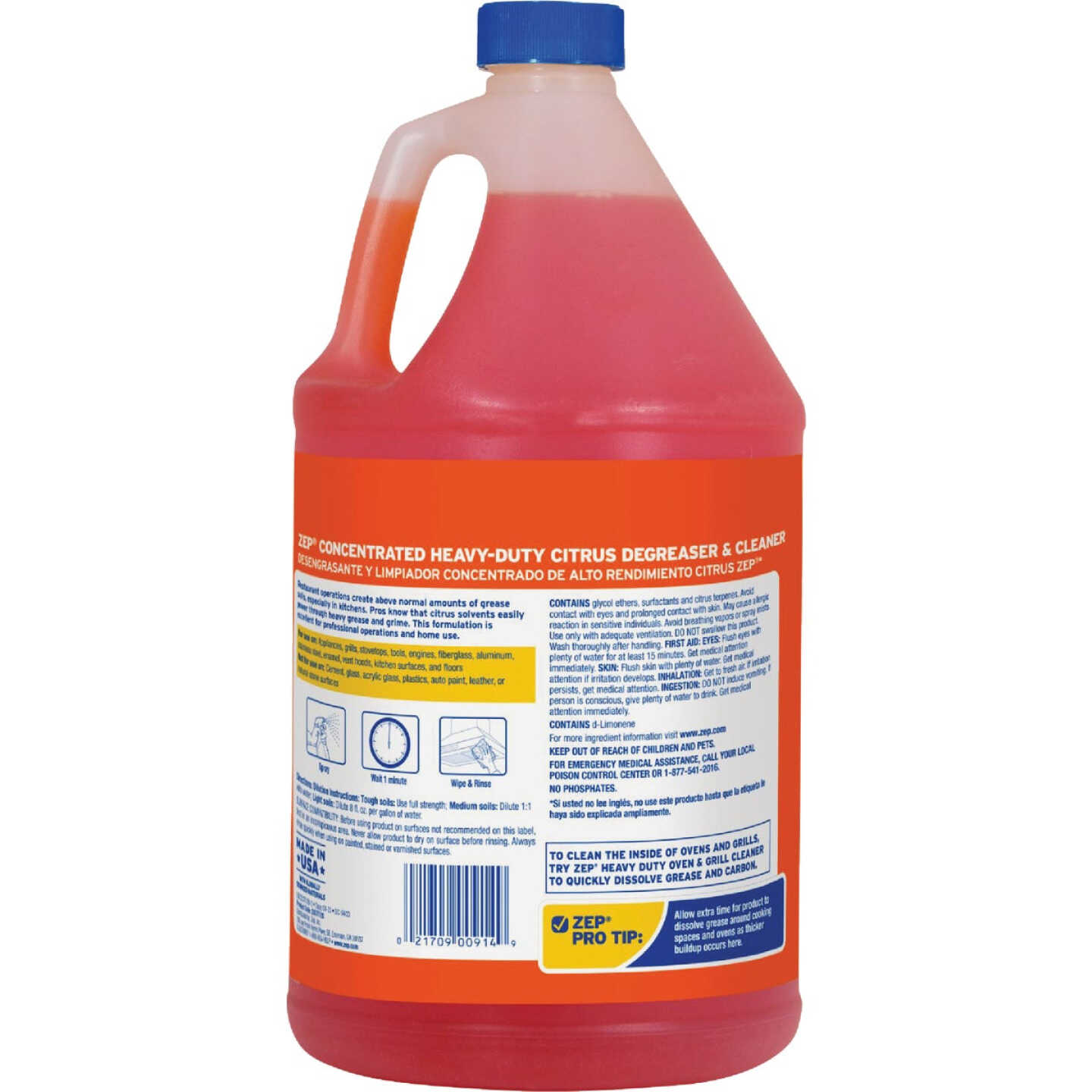 Zep 1 Gal. Citrus Liquid Cleaner & Degreaser Image 2