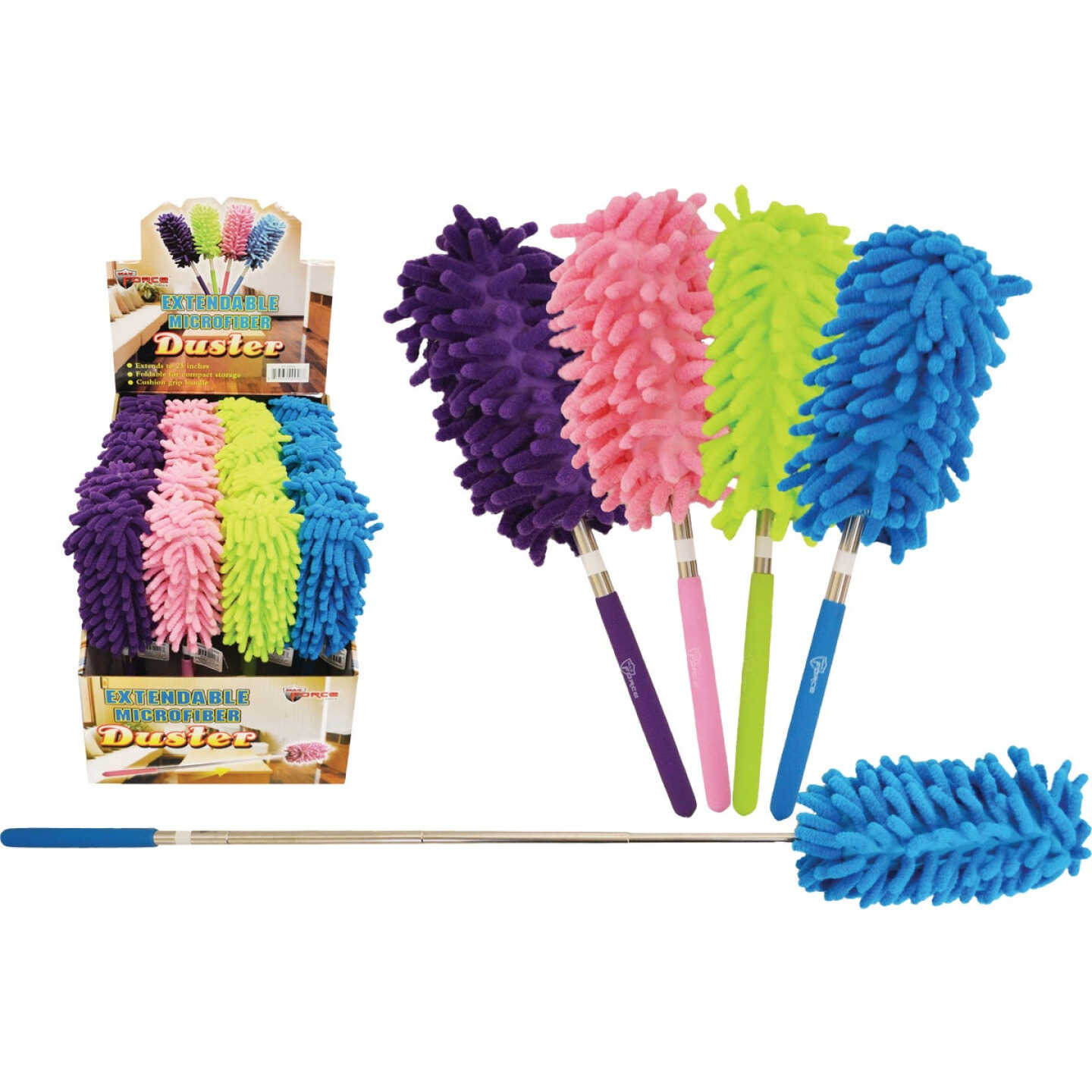 Diamond Visions Up to 25 In. Extendable Microfiber Duster Image 1