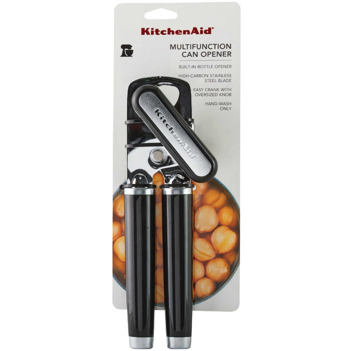 KitchenAid Black Multi-Function Can Opener with Bottle Opener Image 2