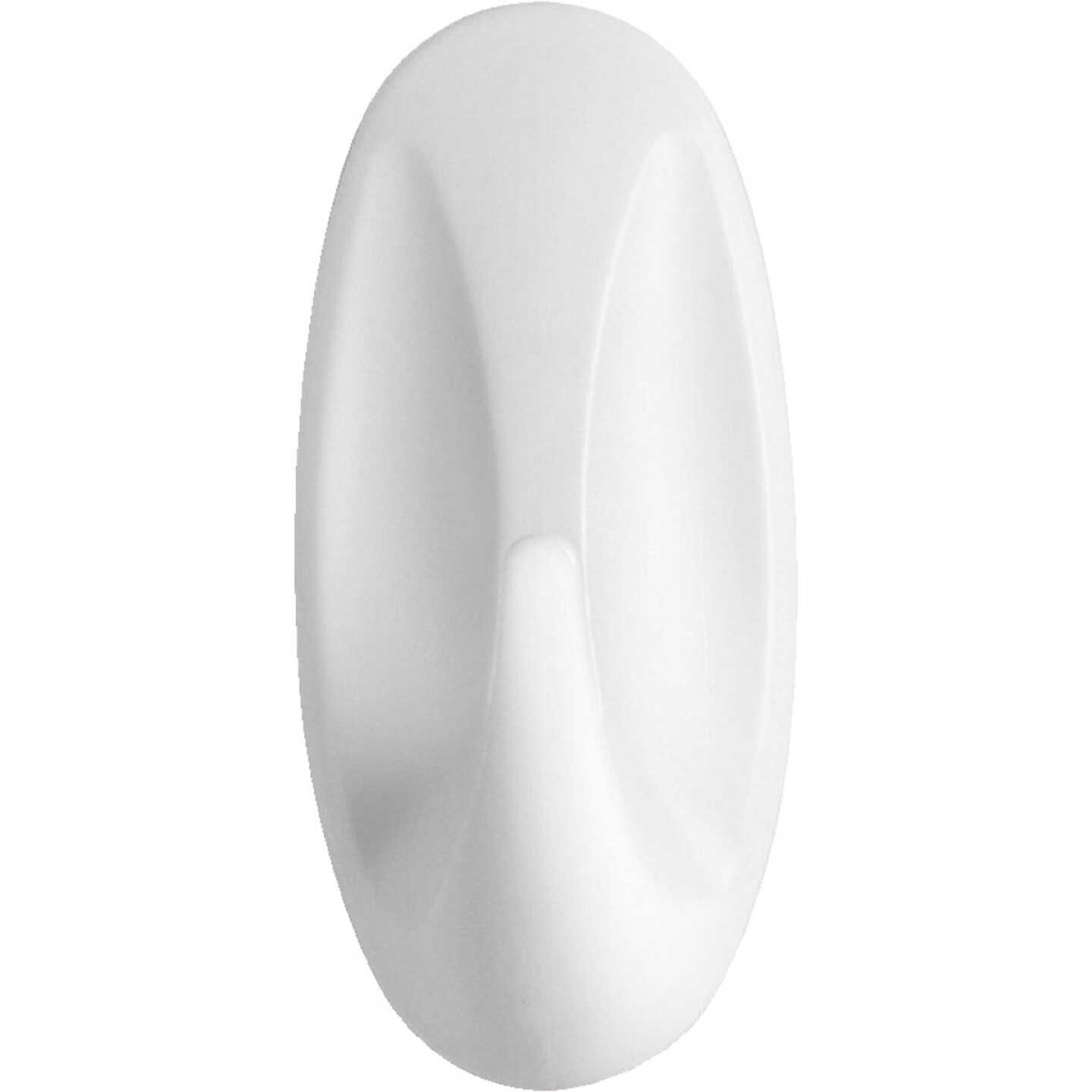 Command Small Designer Hook, White, 2 Hooks, 4 Strips Image 3