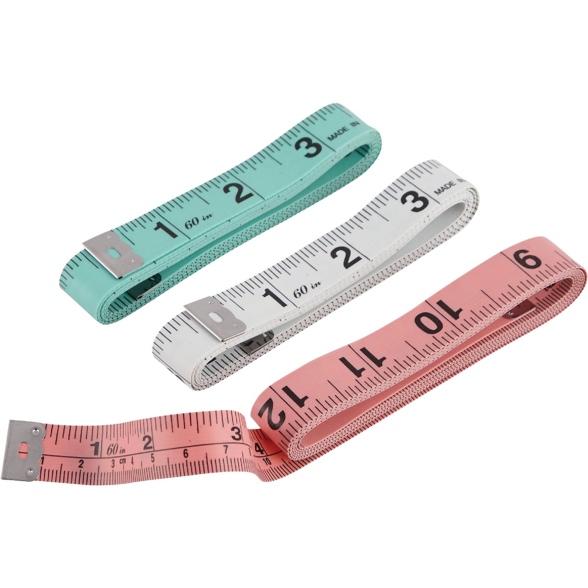 Smart Savers 5 Ft. SAE Cloth Measuring Tape (3-Piece) Image 2