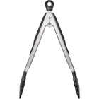 OXO Good Grips 9 In. Stainless Steel Locking Tongs with Nylon Heads Image 3
