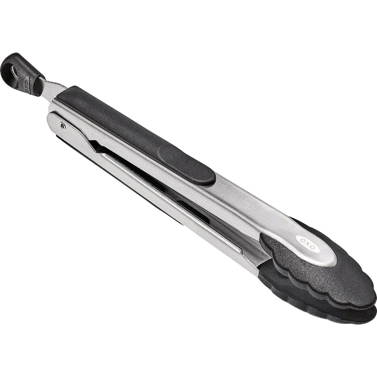 OXO Good Grips 9 In. Stainless Steel Locking Tongs with Nylon Heads Image 2