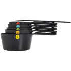 OXO Good Grips Black Plastic Measuring Cup Set (6-Piece) Image 1