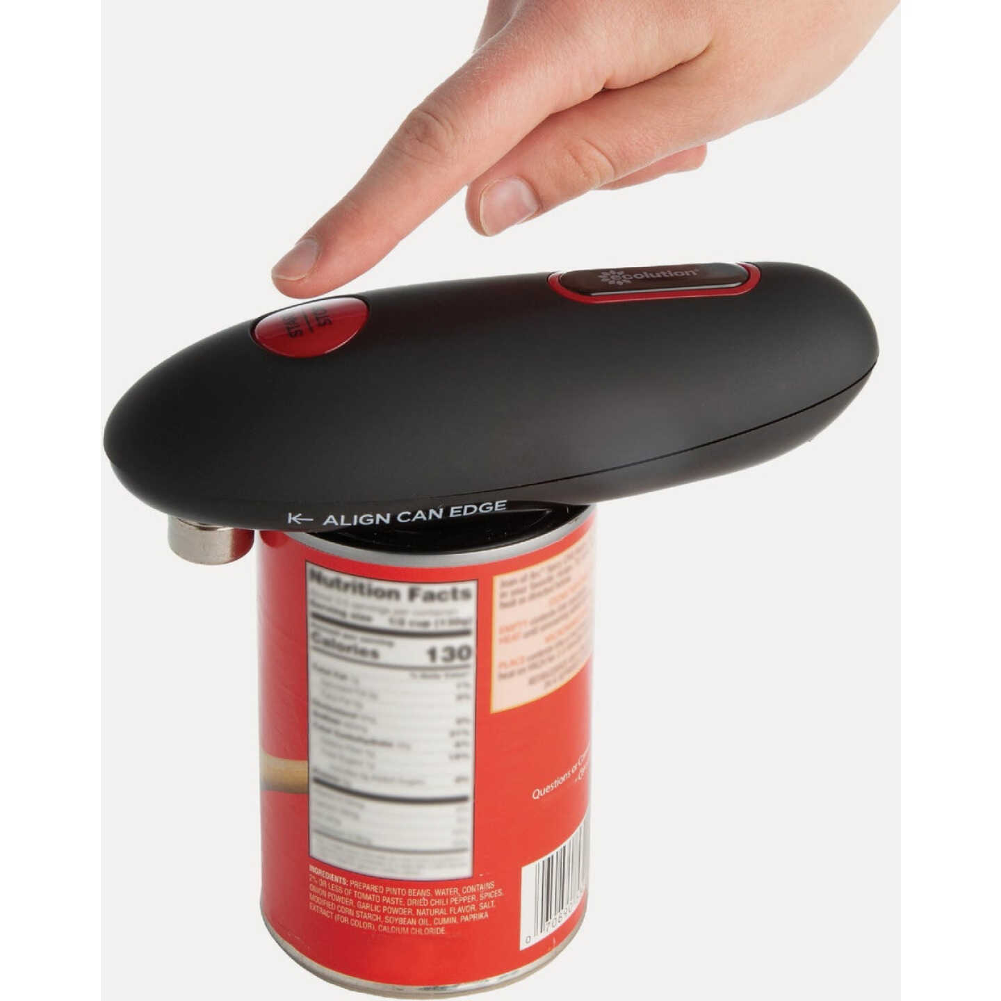 Kitchen Extras Black Electric Can Opener With 2AA Batteries Image 3