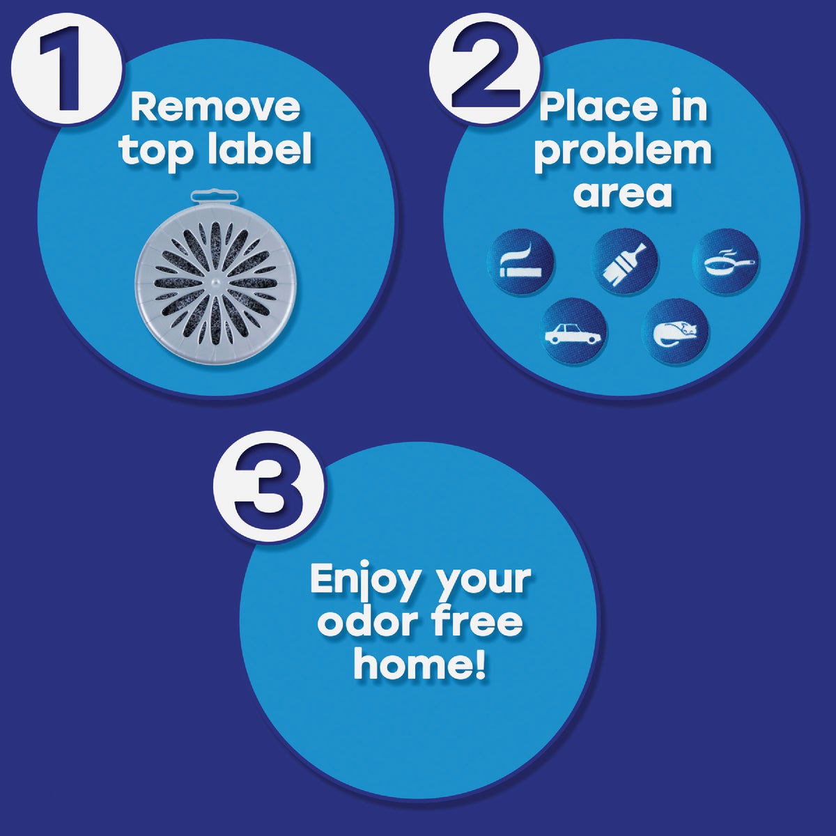 Odor Genie 8 Oz. Wild Berry Solid Air Freshener Image 3