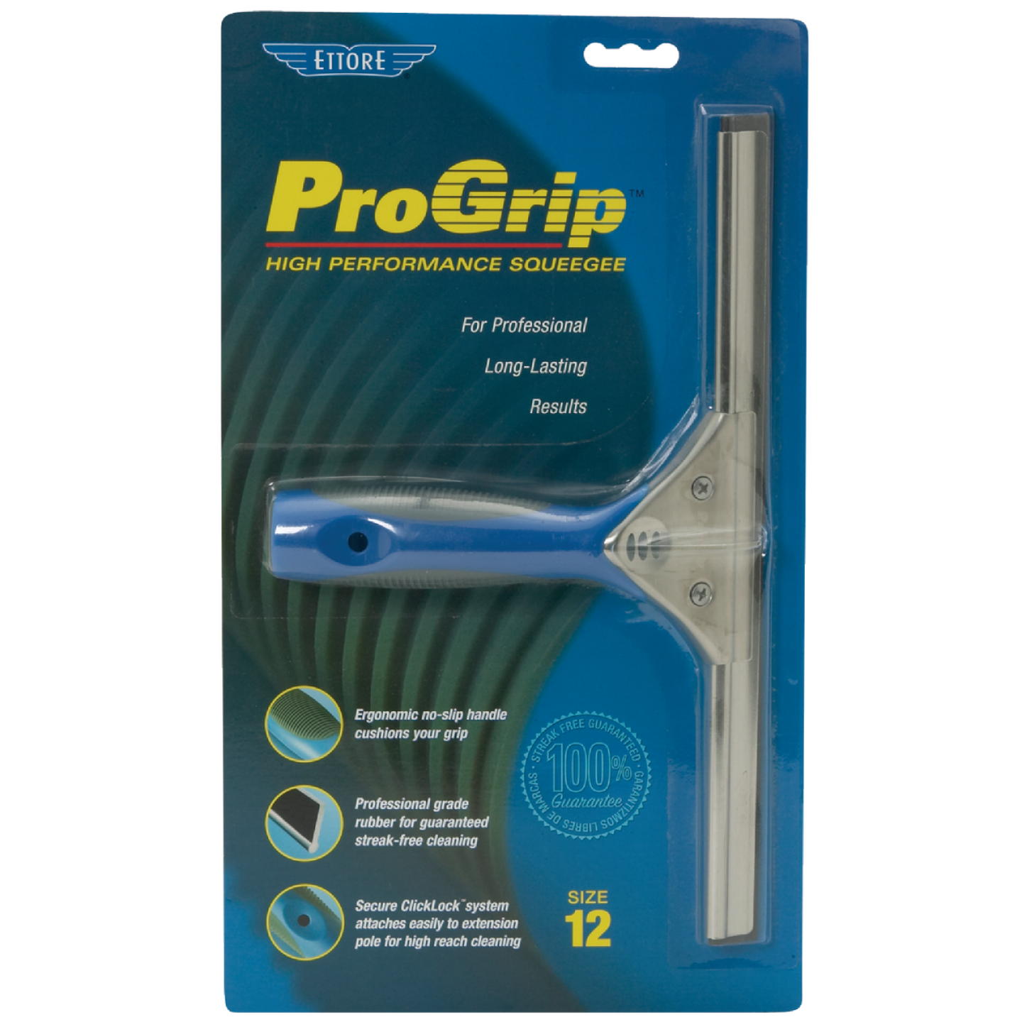 Ettore ProGrip 12 In. Rubber Squeegee Image 2