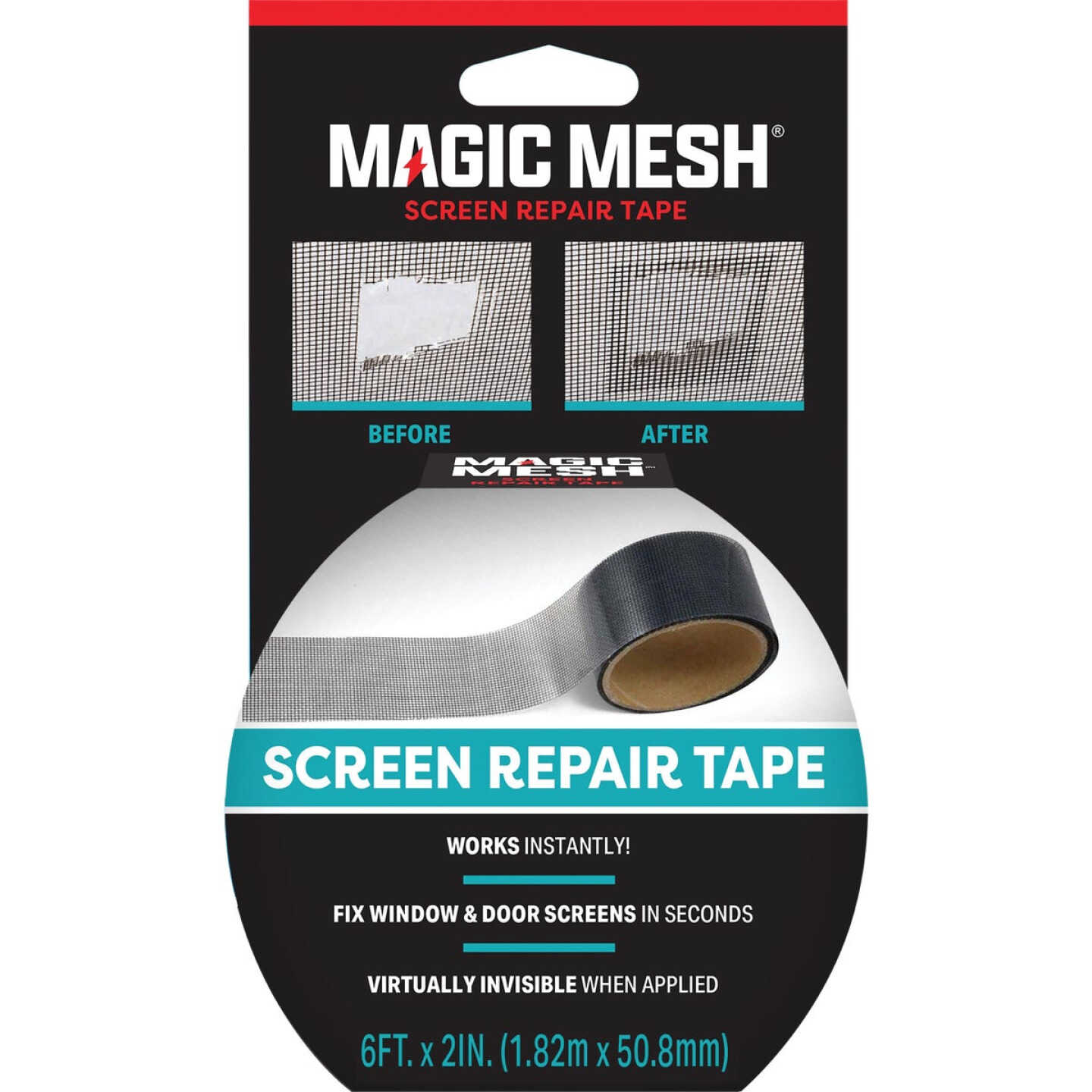 Magic Mesh 6 Ft. x 2 In. Screen Repair Tape Image 1