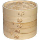 Joyce Chen 2-Tier 6 In. Bamboo Steamer Baskets Image 1