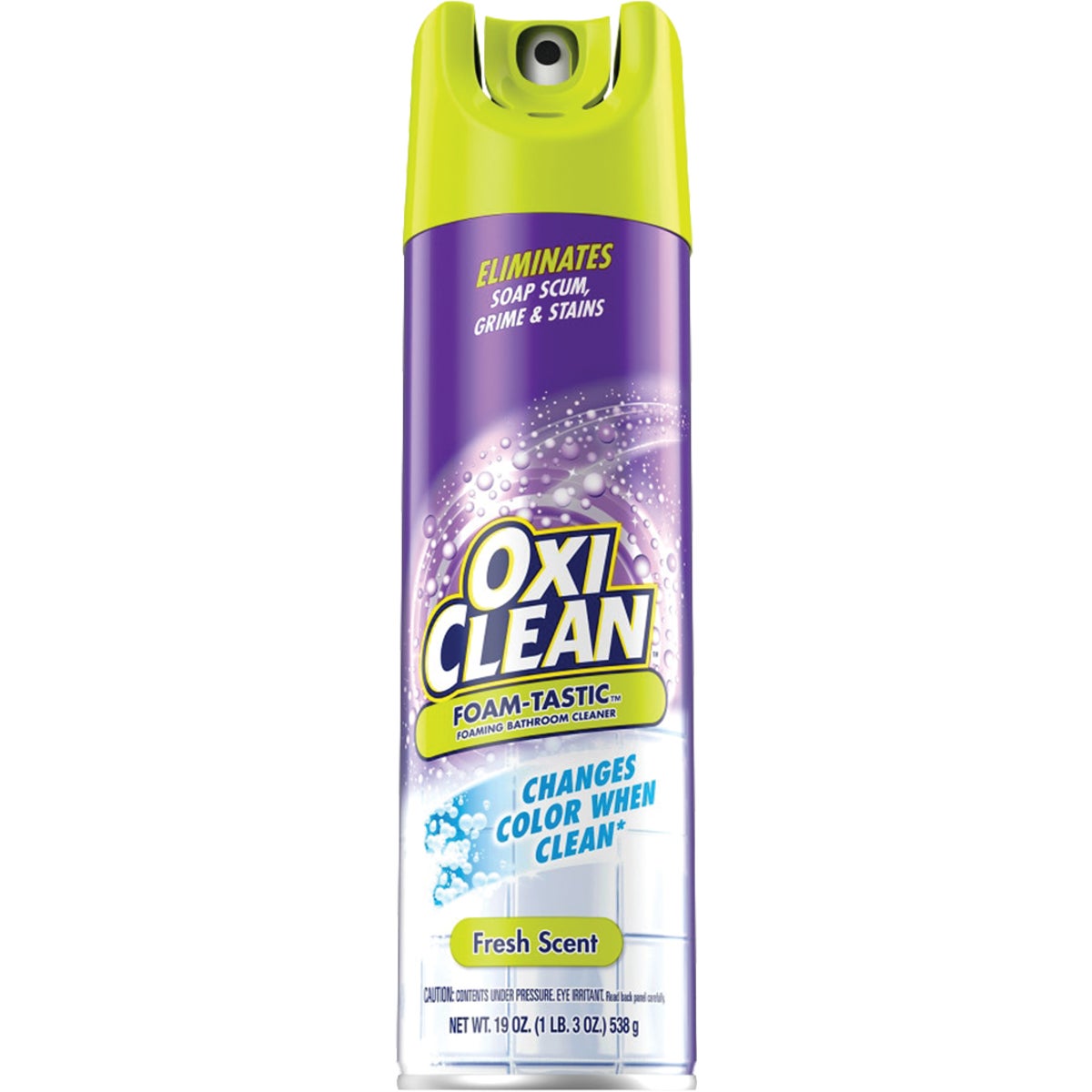OxiClean 19 Oz. Foam-Tastic Foaming Bathroom Cleaner Spray, Fresh Scent