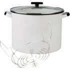 Graniteware 21 Qt. White 2-in-1 Canner and Stock Pot Image 2