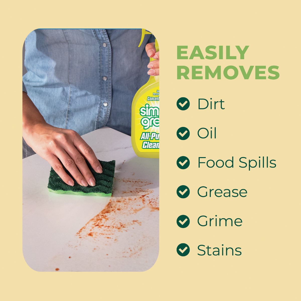 Simple Green 24 Oz. Lemon Liquid Cleaner & Degreaser Image 4