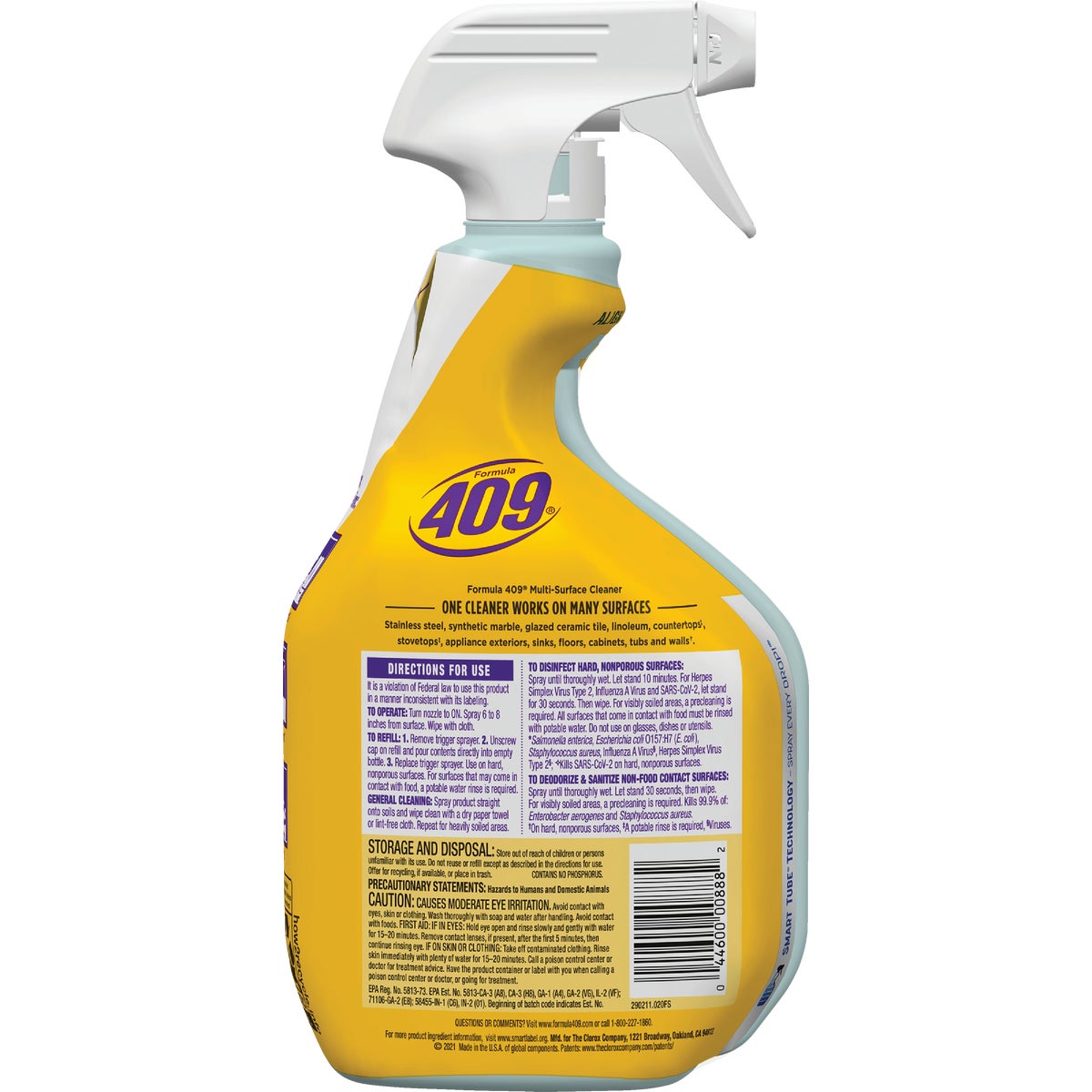 Formula 409 32 Oz. Lemon Fresh Antibacterial Multi-Surface Disinfectant Cleaner Image 5