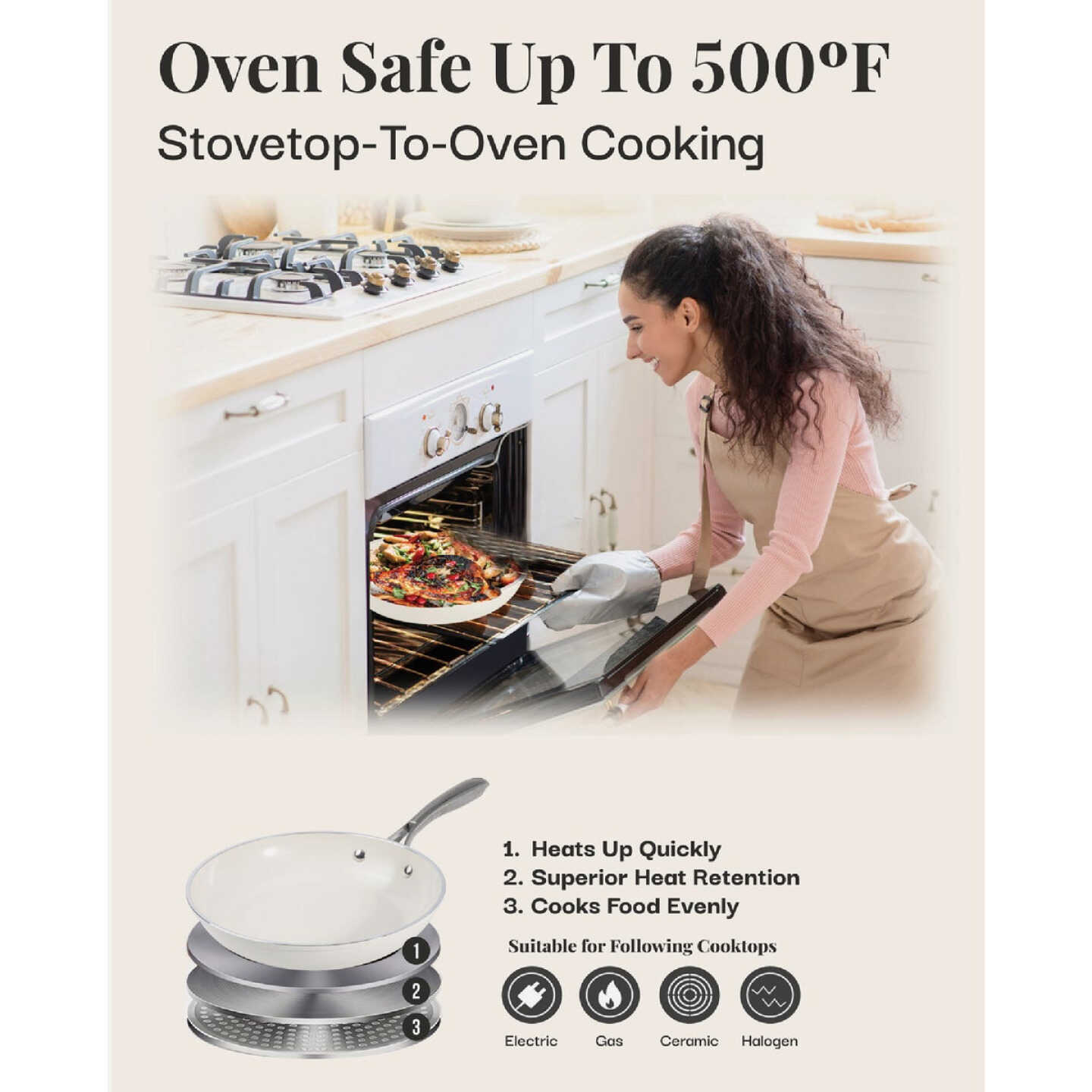 Gotham Steel Natural Collection 12 In. Fry Pan Image 4