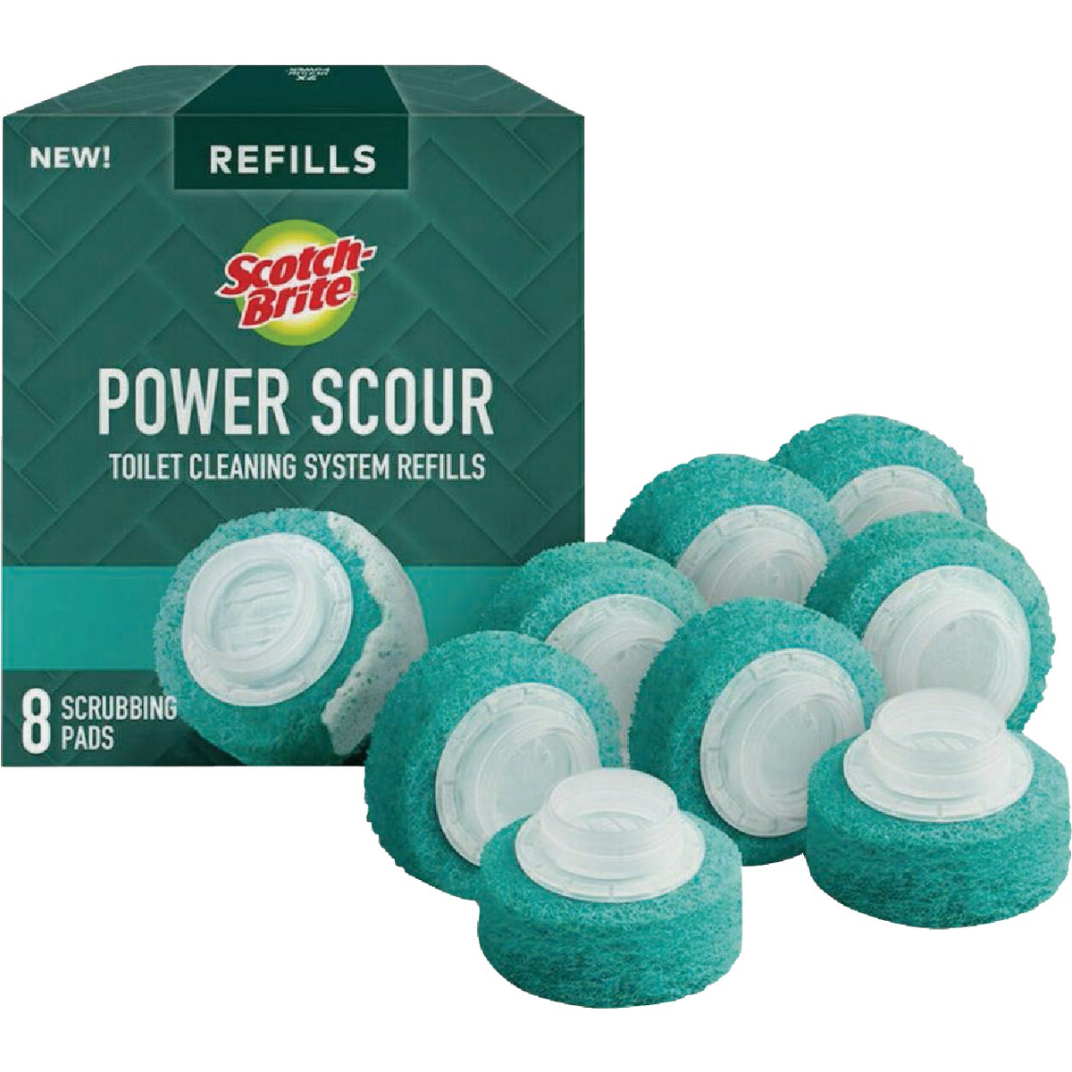 Scotch-Brite Power Scour Disposable Scrubbing Pad Refills (8-Count)