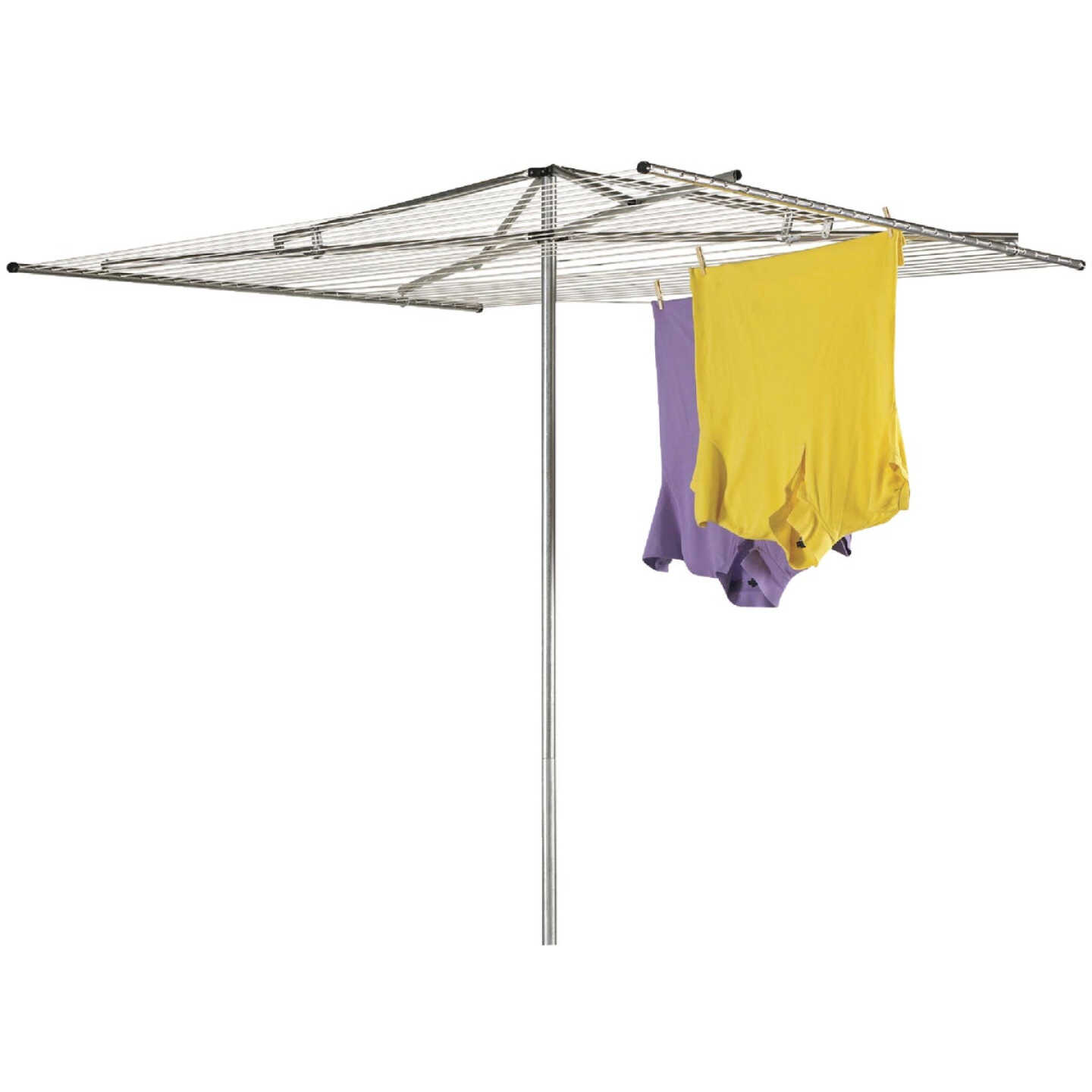 Household Essentials Sunline 72 In. 72 In. 180 Ft. Drying Area Umbrella Style Clothes Dryer Image 1