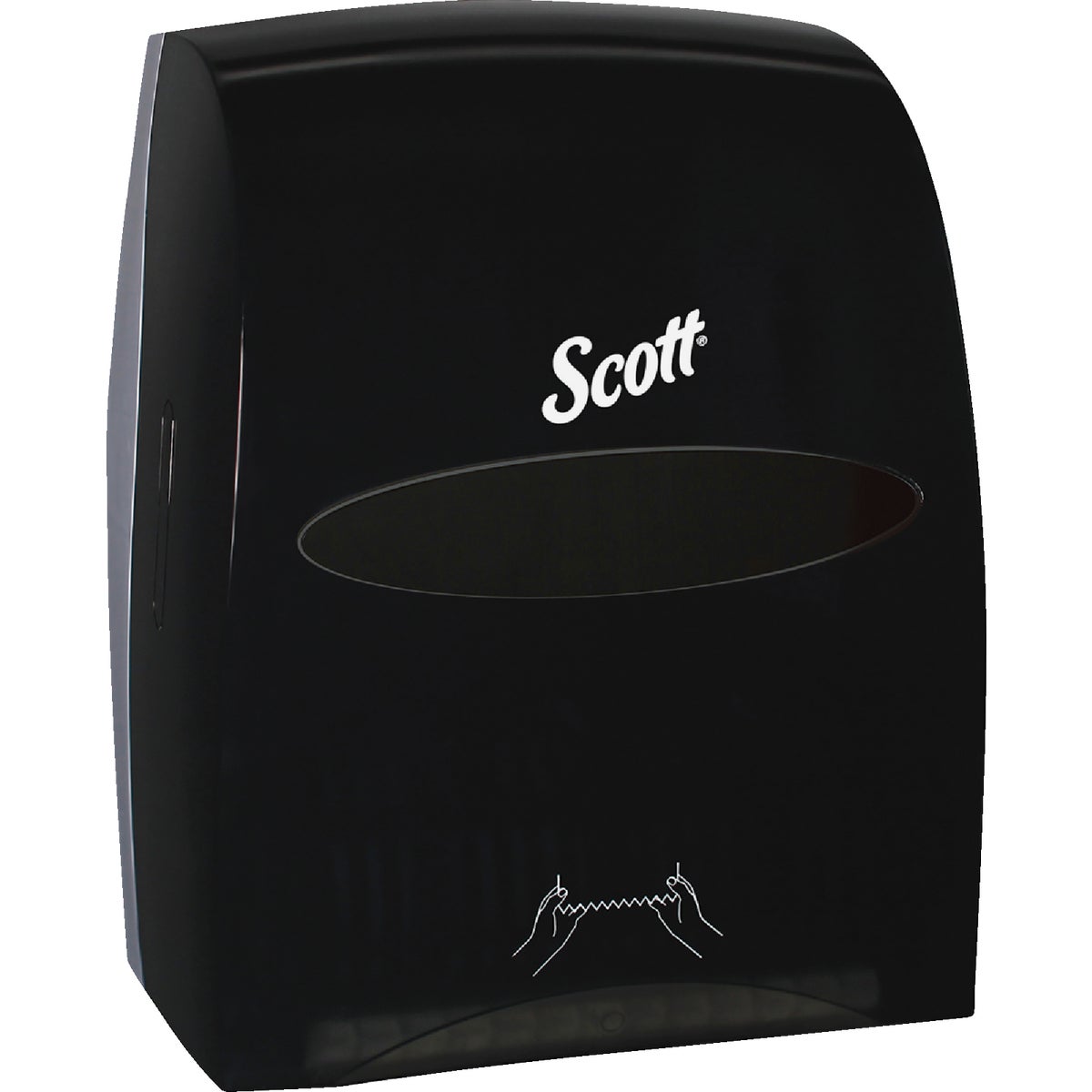 Scott Essential Black Manual Hard Roll Paper Towel Dispenser