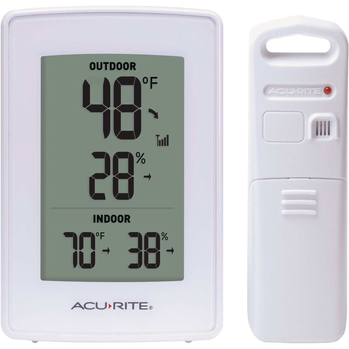 Acurite Digital Indoor & Outdoor Thermometer With Temperature & Humidity