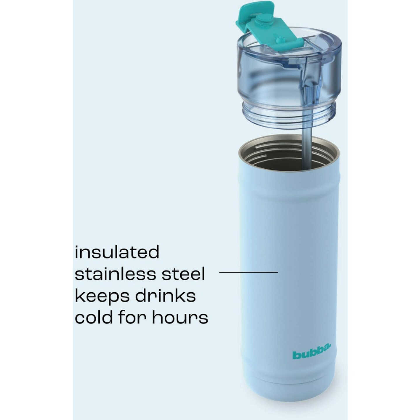 Bubba 32 Oz. DualSip Insulated Stainless Steel Water Bottle, Daydreamin' Image 2