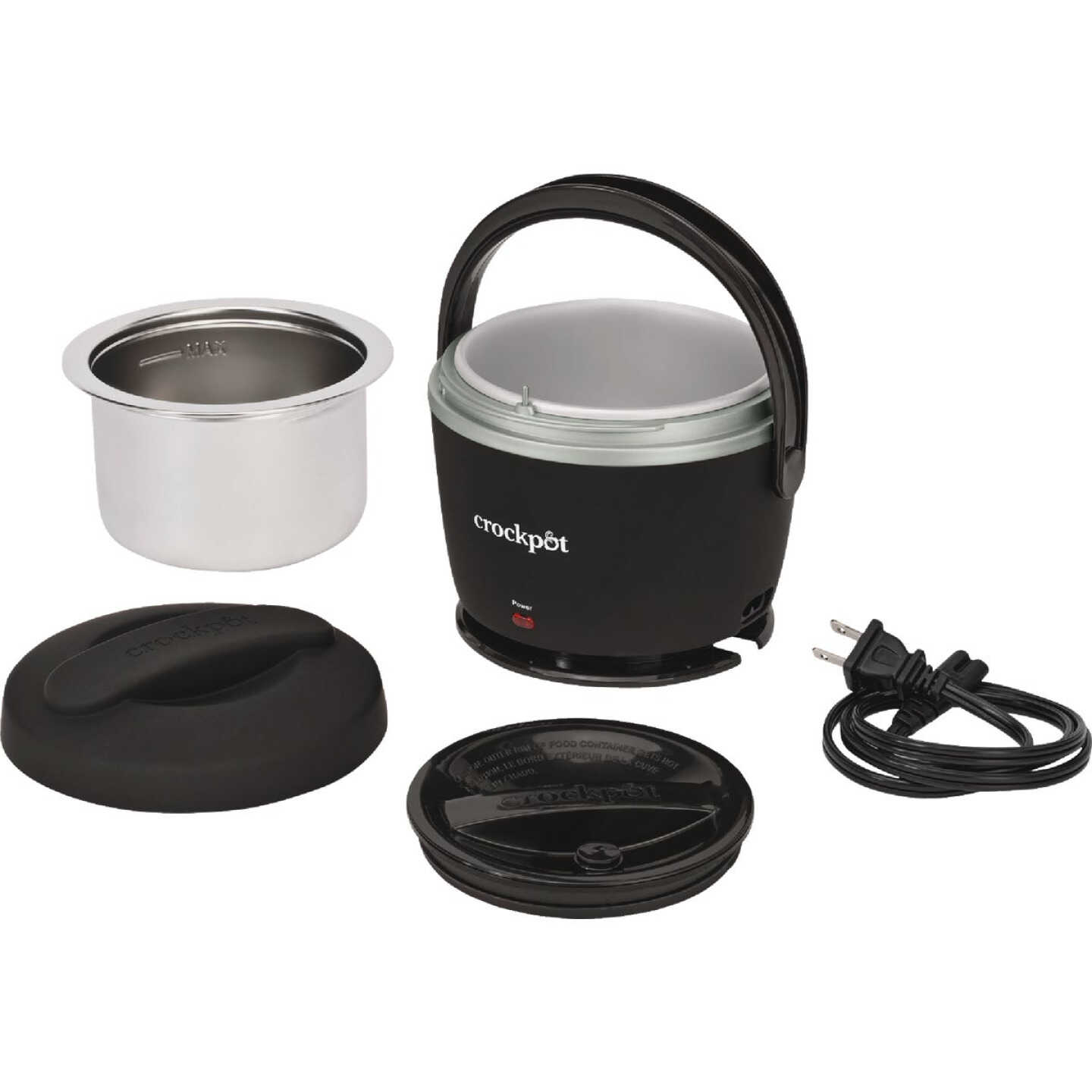 Crock-Pot Lunch Crock 20 Oz. Black Food Warmer Image 5
