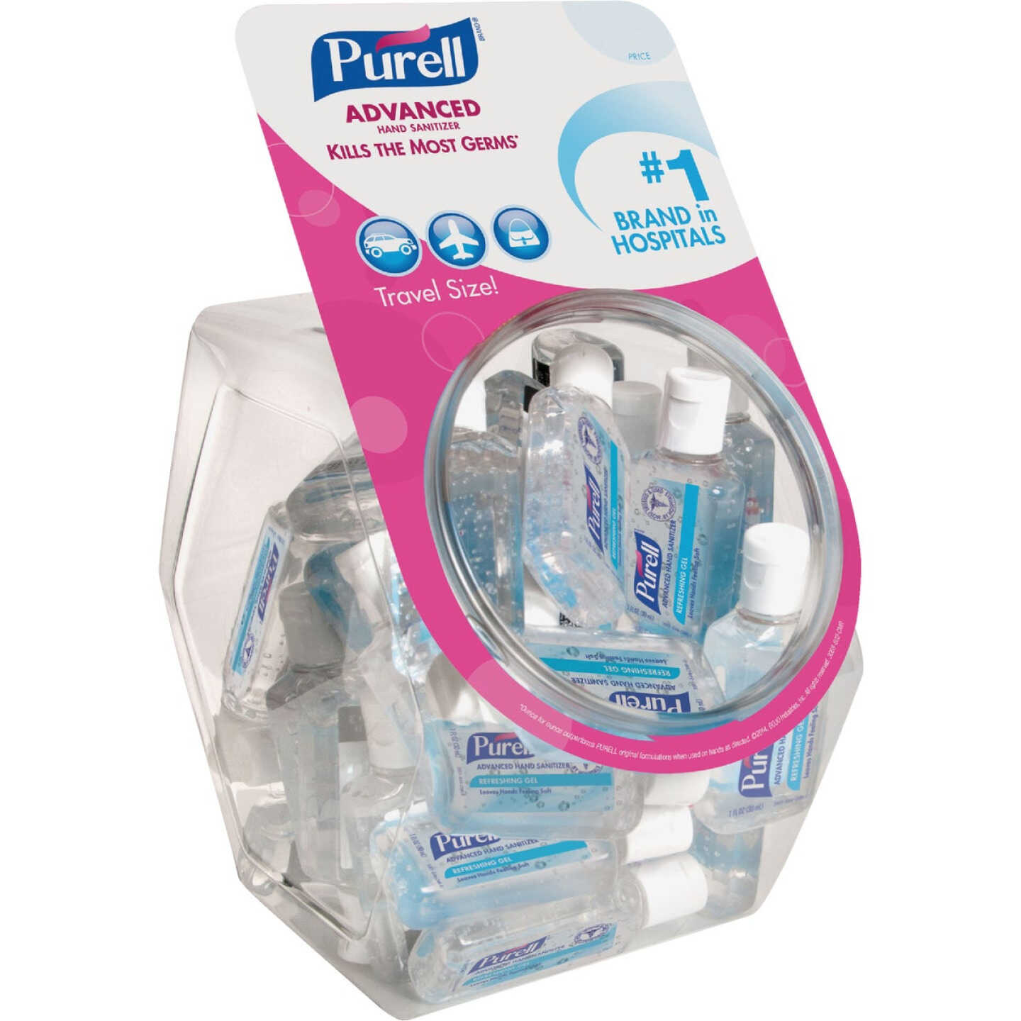 Purell 1 Oz. Green Gel Advanced Hand Sanitizer Impulse Display Image 1