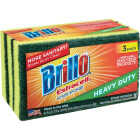 Brillo Estracell 4.5 In. x 2.75 In. Heavy Duty Sponge (3-Count) Image 1