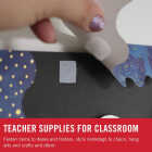 VELCRO Brand 3/4 In. x 3-1/2 In. White Sticky Back Hook & Loop Strips (4 Ct.) Image 3