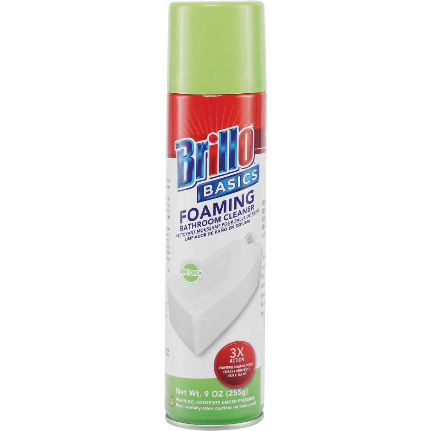 Brillo Basics 9 Oz. Aerosol Clean Scent General Purpose Bathroom Cleaner Image 1