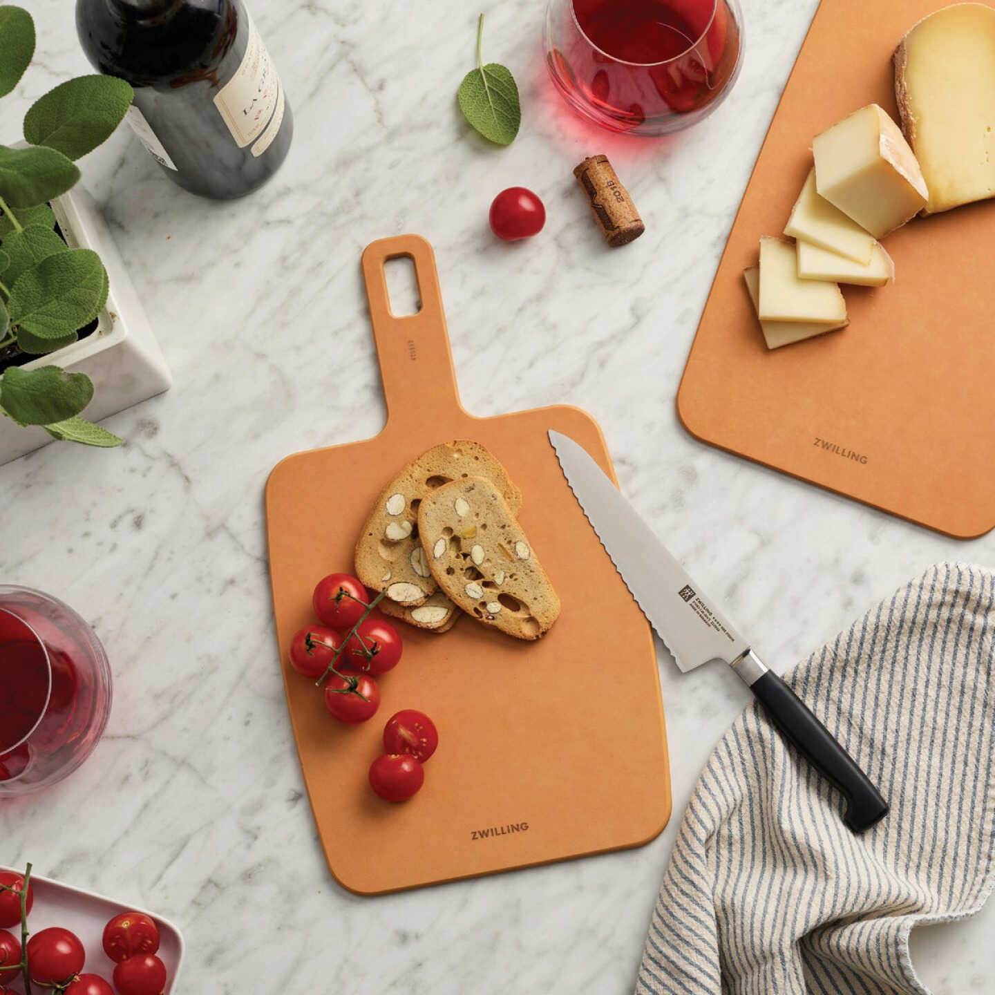 Zwilling 13 In. x 7.5 In. Plant Fiber Natural Cutting Board Image 3