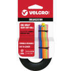 VELCRO Brand One-Wrap 3/4 In. x 4 Ft. Black Multi-Use Hook & Loop Roll Image 1