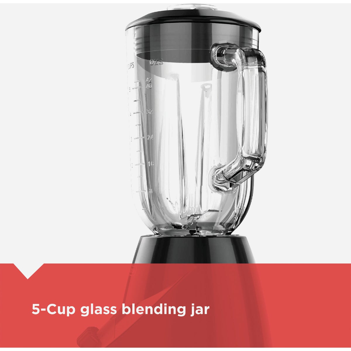 Black & Decker 10-Speed Blender with 5-Cup Glass Jar Image 3