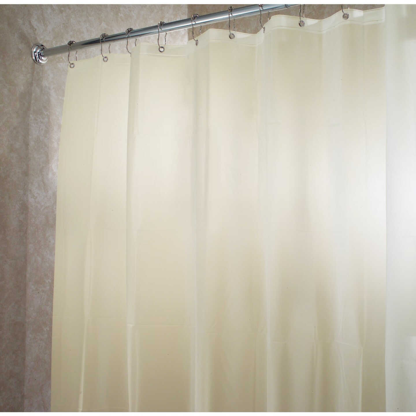 iDesign 72 In. x 72 In. Sand EVA Shower Curtain Liner Image 1
