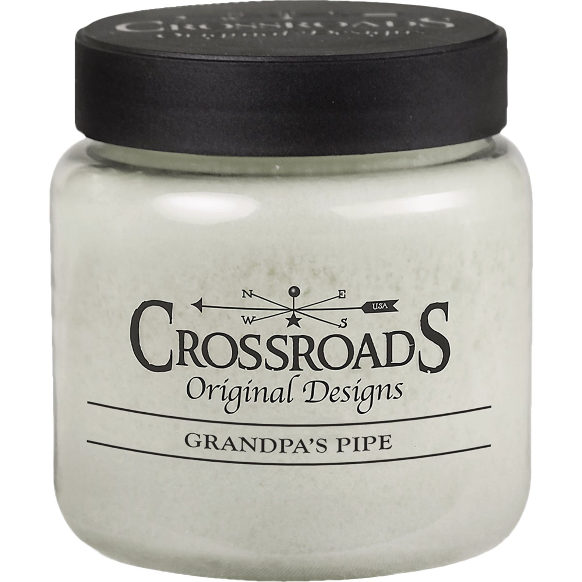 Crossroads Original Designs 16 Oz. Jar Candle, Grandpa's Pipe Image 1