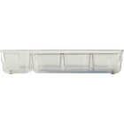 iDesign Linus 10.75 In. W. x 13.75 In. L. x 2 In. D. Clear Cutlery Tray Image 2
