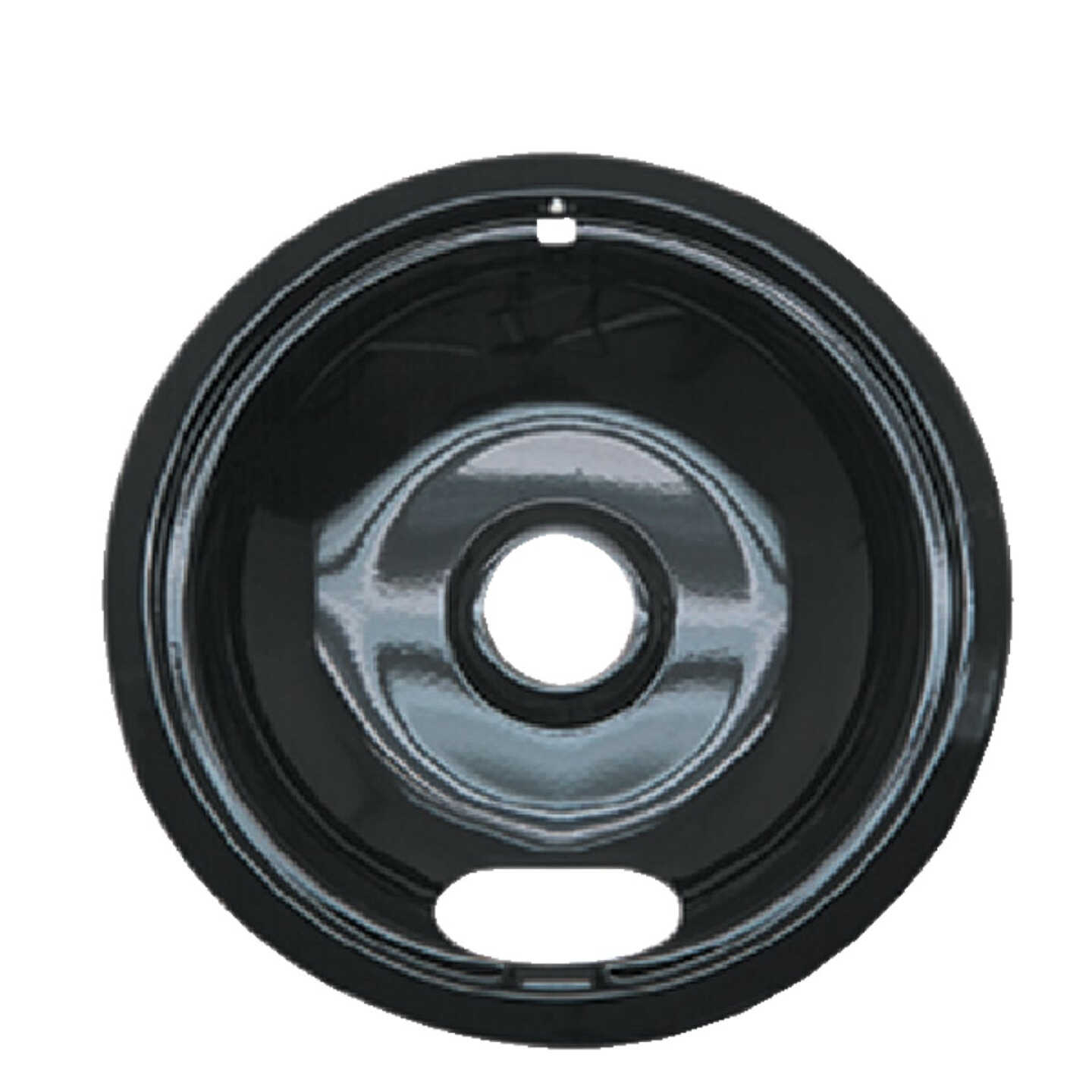 Range Kleen Electric 6" Style A Round Black Drip Pan Image 1
