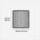 OXO Good Grips 11.5 In. x 12.25 In. Gray Sink Mat Image 4
