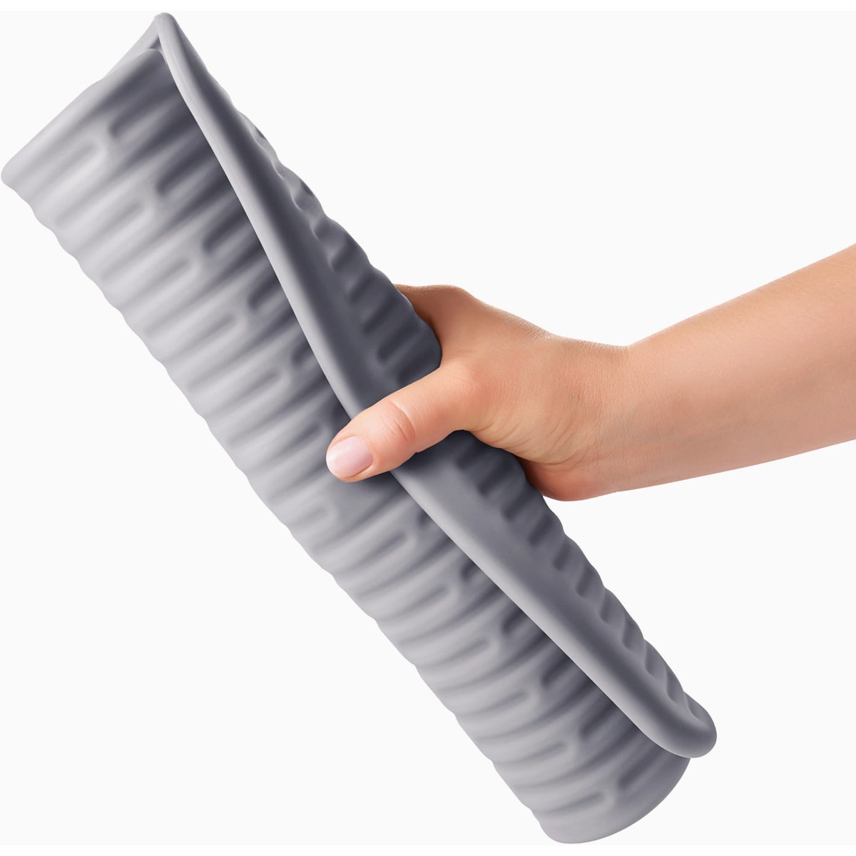 OXO Good Grips 12.5 In. x 16.9 In. Large Gray Silicone Drying Mat Image 6