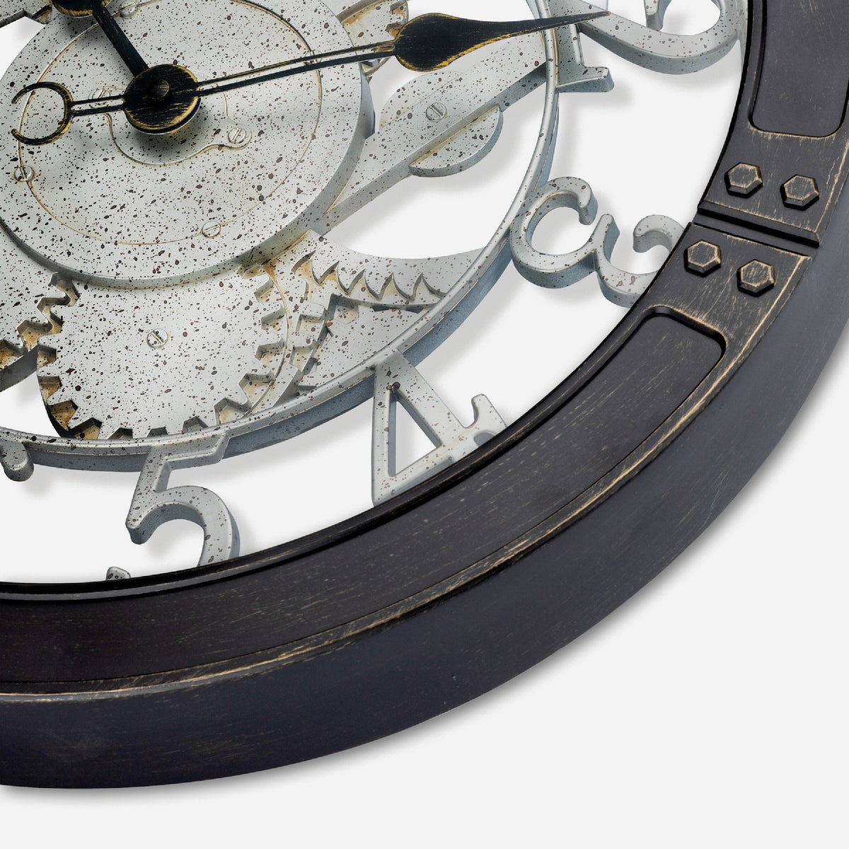 Westclox 16 In. Open Gears Wall Clock Image 2