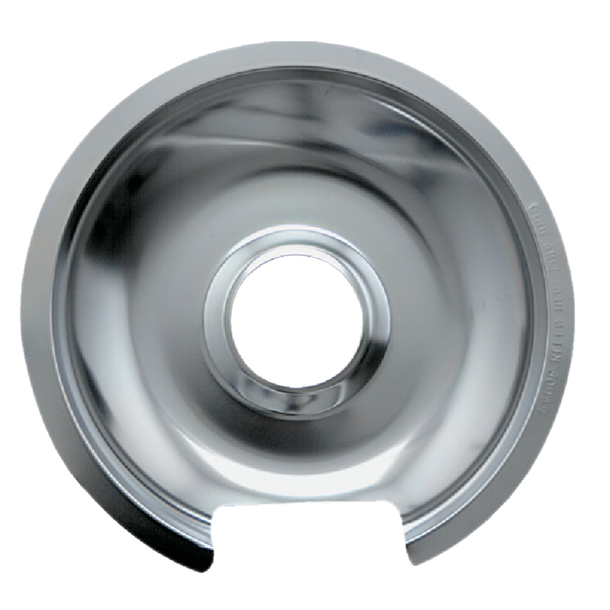 Range Kleen Electric 8" Style D Round Chrome Drip Pan Image 1