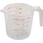 Smart Savers 2 Cup White Plastic Measuring Cup Image 3