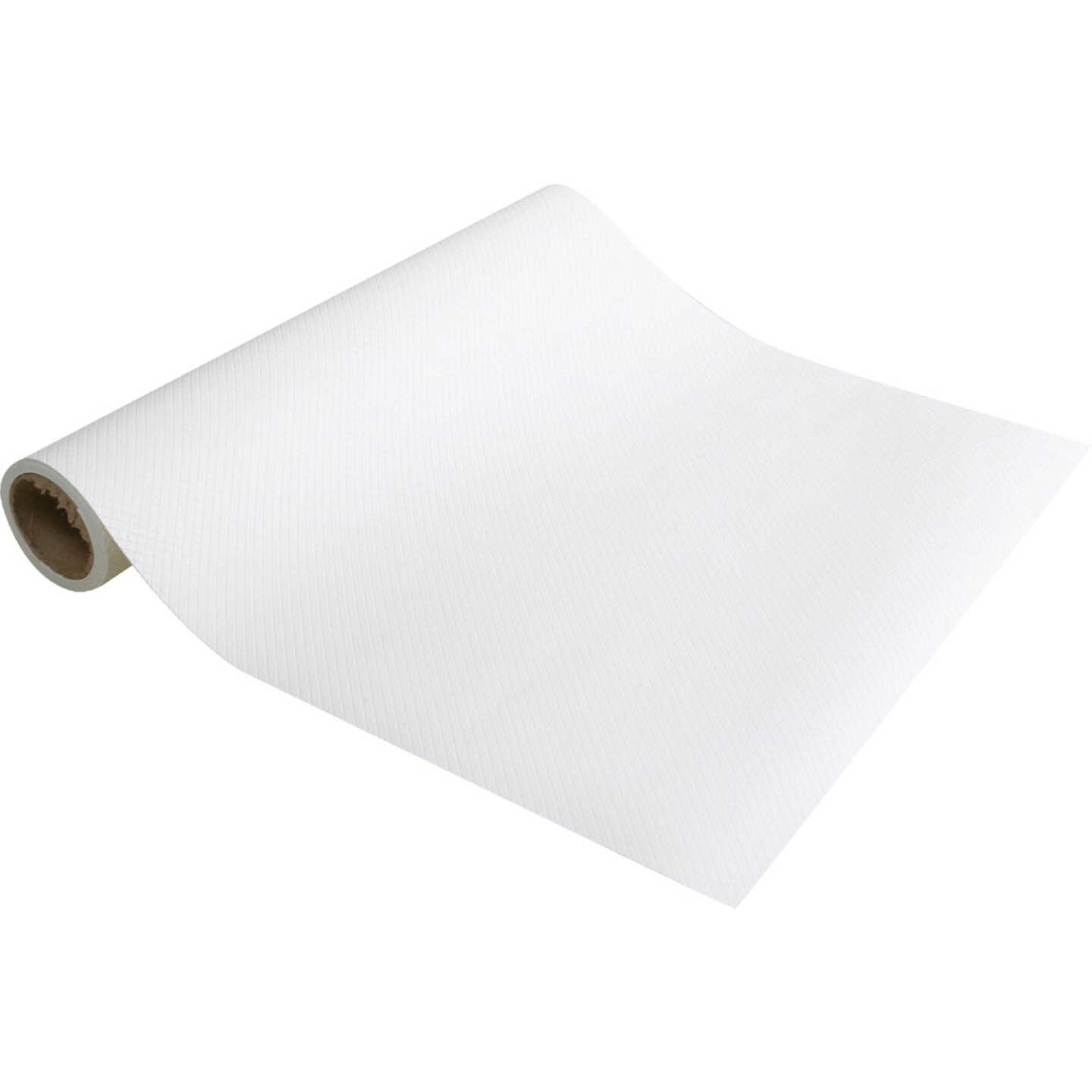 Con-Tact 12 In. x 5 Ft. White Non-Adhesive Shelf Liner Image 1