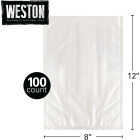 Weston 8 In. x 12 In. Pre-Cut Vacuum Sealer Bags (100-Count) Image 1