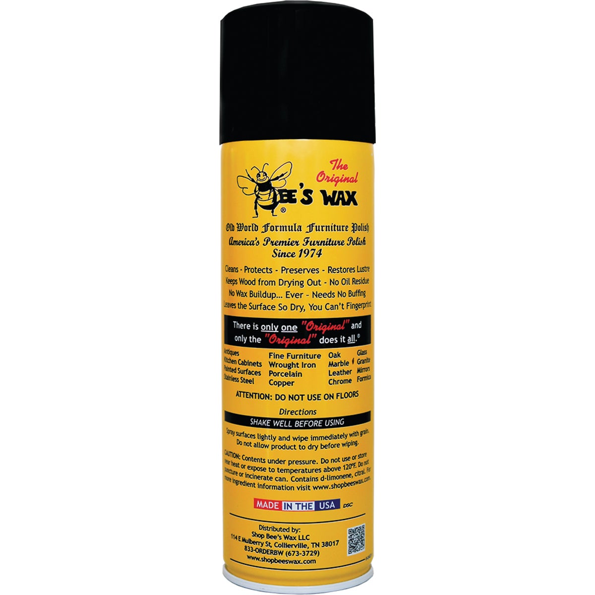 The Original Bee's Wax 17 Oz. Old World Formula Multi Surface Cleanser and Polisher Image 2