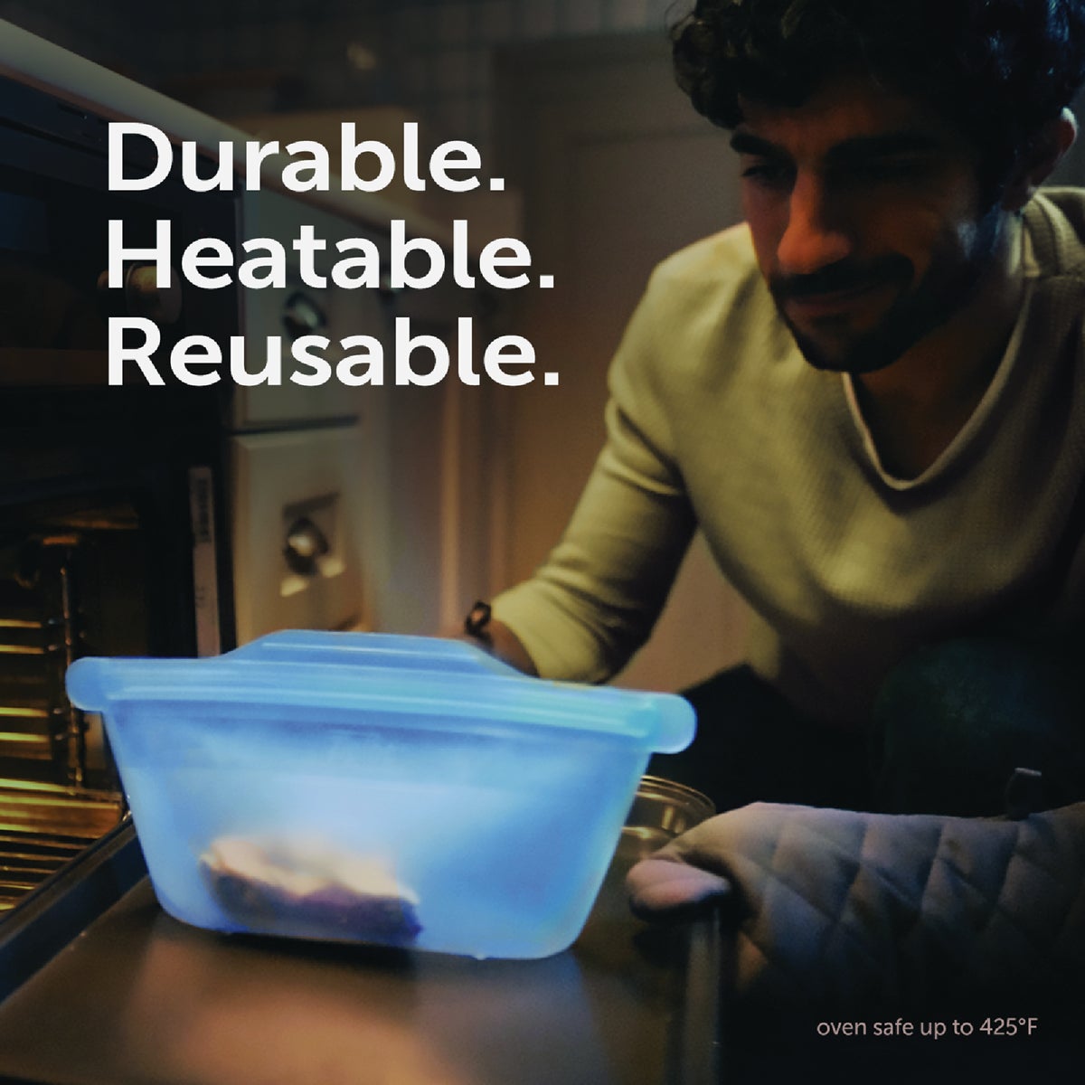 Ziploc Endurables 4-Cup Medium Pouch Food Storage Image 4