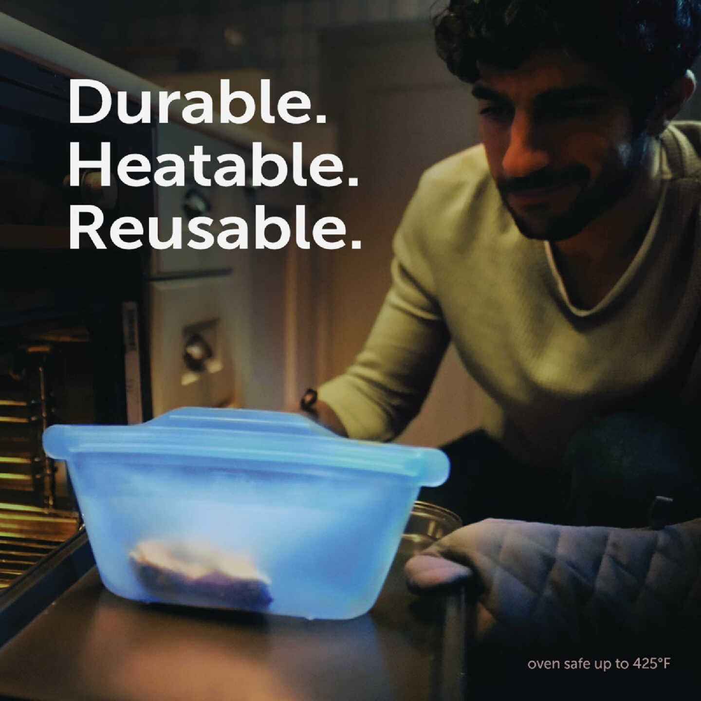 Ziploc Endurables 4-Cup Medium Pouch Food Storage Image 4